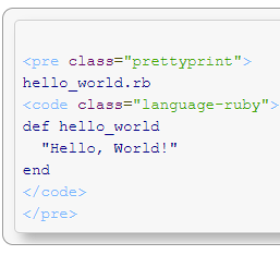 Code Syntax Formatting in Wordpress Blog Posts